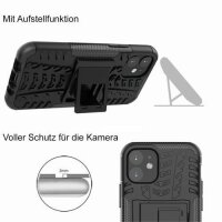 Handyhülle für Apple iPhone 12 Mini – Panzer Cover Schwarz
