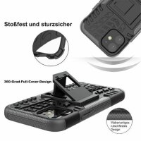 Handyhülle für Apple iPhone 12 Mini – Panzer Cover Schwarz