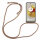 betterfon Handykette für Motorola Moto G73 5G Handyhülle mit Band Hülle mit Kord Rainbow
