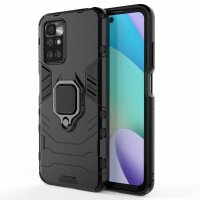Schutz Hülle Xiaomi Redmi 10, Handy Tasche Ring Case Outdoor Bumper Silikon TPU