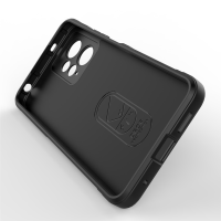 Hülle für Xiaomi Handyhülle Outdoor Case Handy Tasche Silikon Back Cover Bumper Schwarz Redmi Note 12 4G