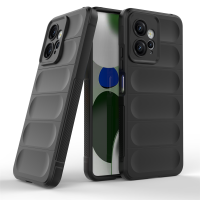 Hülle für Xiaomi Handyhülle Outdoor Case Handy Tasche Silikon Back Cover Bumper Schwarz Redmi Note 12 4G
