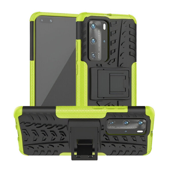 Outdoor Case Panzer Hülle Cover Huawei Handytasche Schutzhülle Handyhülle Handy Grün P40 Pro