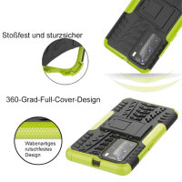 Outdoor Case Panzer Hülle Cover Huawei Handytasche Schutzhülle Handyhülle Handy Grün P40 Pro