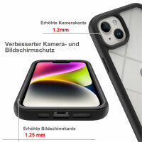 Handyhülle für Apple iPhone 15 - 360° Panzer Case mit Displayschutz