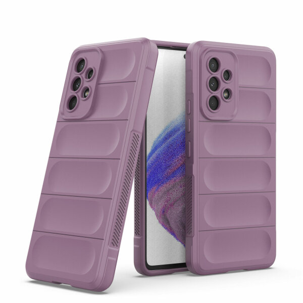 Handy Tasche für Samsung Galaxy A53 5G Hülle Handyhülle Outdoor Case Back Cover  Lila