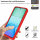 360 Grad Handyhülle für Xiaomi Redmi 13 /Poco M6 Schutz Hülle mit Displayschutz  Rot