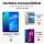 Huawei Handy Tasche Handyhülle Schutz Hülle Blumen Flip Cover Buch Case Etui Huawei Y7 2019 Rosa