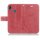 Huawei Handy Tasche Handyhülle Schutz Hülle Blumen Flip Cover Buch Case Etui Huawei Y7 2019 Rosa