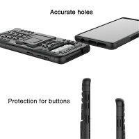 Handy Tasche für Samsung Galaxy Case Panzer Hülle Cover Schutzhülle Etui Bumper Galaxy S10 SM-G973 Schwarz