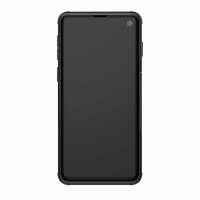 Handy Tasche für Samsung Galaxy Case Panzer Hülle Cover Schutzhülle Etui Bumper Galaxy S10 SM-G973 Schwarz