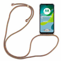 betterfon Handykette für Motorola Moto E13 Handyhülle mit Band Hülle Rainbow