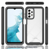 Panzer Hülle Handy Tasche 360 Grad TPU vollschutz mit Integriertem Displayschutz Samsung Galaxy A23 5G