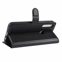 Handy Tasche Huawei Handyhülle Cover Case Klapp Schutz Hülle Etui Wallet Bumper Huawei P Smart Z Schwarz