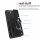 Handyhülle für Apple iPhone 15 Pro Max - Ring Panzer Case Schwarz