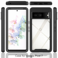 Panzer Hülle Handy Tasche 360 Grad TPU vollschutz mit Integriertem Displayschutz Google Pixel 7