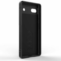 Hülle für Google Pixel 6A Handyhülle Handy Tasche Back Cover Bumper TPU Case Schwarz