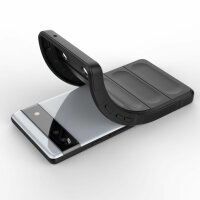Hülle für Google Pixel 6A Handyhülle Handy Tasche Back Cover Bumper TPU Case Schwarz
