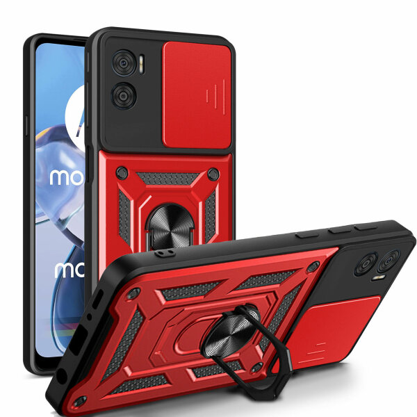 Motorola Moto E22 / E22i Handyhülle Handy Tasche Hülle Outdoor Back TPU Bumper
