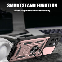 Outdoor Panzer Hülle Xiaomi 14 Pro Handyhülle Kameraschutz Ringhalter Backcover Rosegold