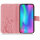 Huawei Handy Tasche Handyhülle Schutz Hülle Blumen Flip Cover Buch Case Etui Huawei P Smart 2019 / Honor 10 Lite Rosa