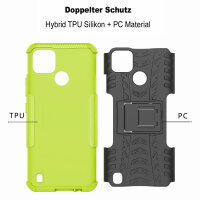Realme C21Y / C25Y, Hülle Schutzhülle Handy Tasche Outdoor Case Cover Bumper TPU