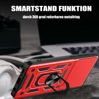 Outdoor Panzer Hülle Xiaomi Redmi 13 /Poco M6 Handyhülle Kameraschutz Ringhalter Rot