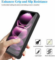 360°Grad Hülle Xiaomi Redmi Note 12 Pro /Poco X5 Pro Handyhülle mit Displayschut Schwarz