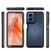Motorola Moto G04/G24/E14 Hülle 360 Grad Handyhülle Integriertem Displayschutz