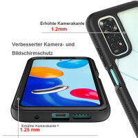 Hülle für Xiaomi Redmi Note 11 / 11S, Handy Tasche Silikon Case Cover Bumper TPU