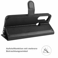 Xiaomi, Handy Tasche Handyhülle Schutzhülle Hülle Flipcase Klapphülle Etui Case Xiaomi Redmi Note 8 ( 2021 ) Schwarz