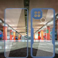 360° Grad Hülle Realme C21Y/ C25Y Panzer vollschutz Integriertem Displayschutz Blau