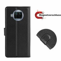 Xiaomi, Handy Tasche Handyhülle Schutzhülle Hülle Flipcase Klapphülle Etui Case Xiaomi Mi 10T Lite Schwarz