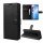 Xiaomi, Handy Tasche Handyhülle Schutzhülle Hülle Flipcase Klapphülle Etui Case Xiaomi Mi 10T Lite Schwarz