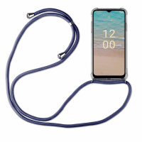 Handykette für Nokia G22 Handyhülle mit Band Umhängehülle mit Band Hülle Cover  Blau