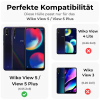Wiko View 5 / View 5 Plus Hülle Handy Tasche Handyhülle Wallet Case Handyhülle