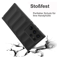 Hülle für Samsung A14 A34 A54 S23 FE S24 Handyhülle Outdoor Case Cover Bumper Schwarz Galaxy S24 Ultra
