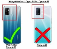 Oppo A53s Hülle Handy Tasche Flip Cover Wallet Case Schutzhülle Handyhülle Etui