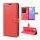 ZTE Handy Tasche Flip Cover Case Buch Klapp Schutz Hülle Etui Wallet Buchtasche ZTE Blade A7 Vita Rot