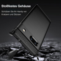 Google Pixel 7A Carbon Hülle Outdoor Case Back Cover Handy Tasche Handyhülle