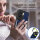 Outdoor Panzer Hülle Motorola Edge 40 Handyhülle mit Kameraschutz Ringhalter Blau