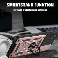 Outdoor Panzer Hülle Motorola Moto G10 G20 G30 Handyhülle mit Kameraschutz Ring Rosegold