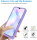360°Grad Hülle Xiaomi Redmi 9A / 9AT Handyhülle mi Integriertem Displayschutz Lila
