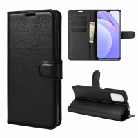 Xiaomi, Handy Tasche Handyhülle Schutzhülle Hülle Flipcase Klapphülle Etui Case Xiaomi Redmi 9T Schwarz