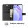 Xiaomi, Handy Tasche Handyhülle Schutzhülle Hülle Flipcase Klapphülle Etui Case Xiaomi Redmi 9T Schwarz