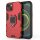 Handyhülle für Apple iPhone 14 – Ring Panzer Cover Rot
