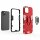Handyhülle für Apple iPhone 14 – Ring Panzer Cover Rot