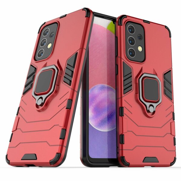 Hülle für Samsung Galaxy A33 5G, Schutzhülle Handy Tasche Ring Case Cover Bumper