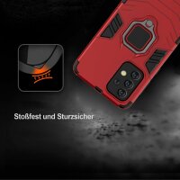 Hülle für Samsung Galaxy A33 5G, Schutzhülle Handy Tasche Ring Case Cover Bumper