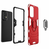 Hülle für Samsung Galaxy A33 5G, Schutzhülle Handy Tasche Ring Case Cover Bumper